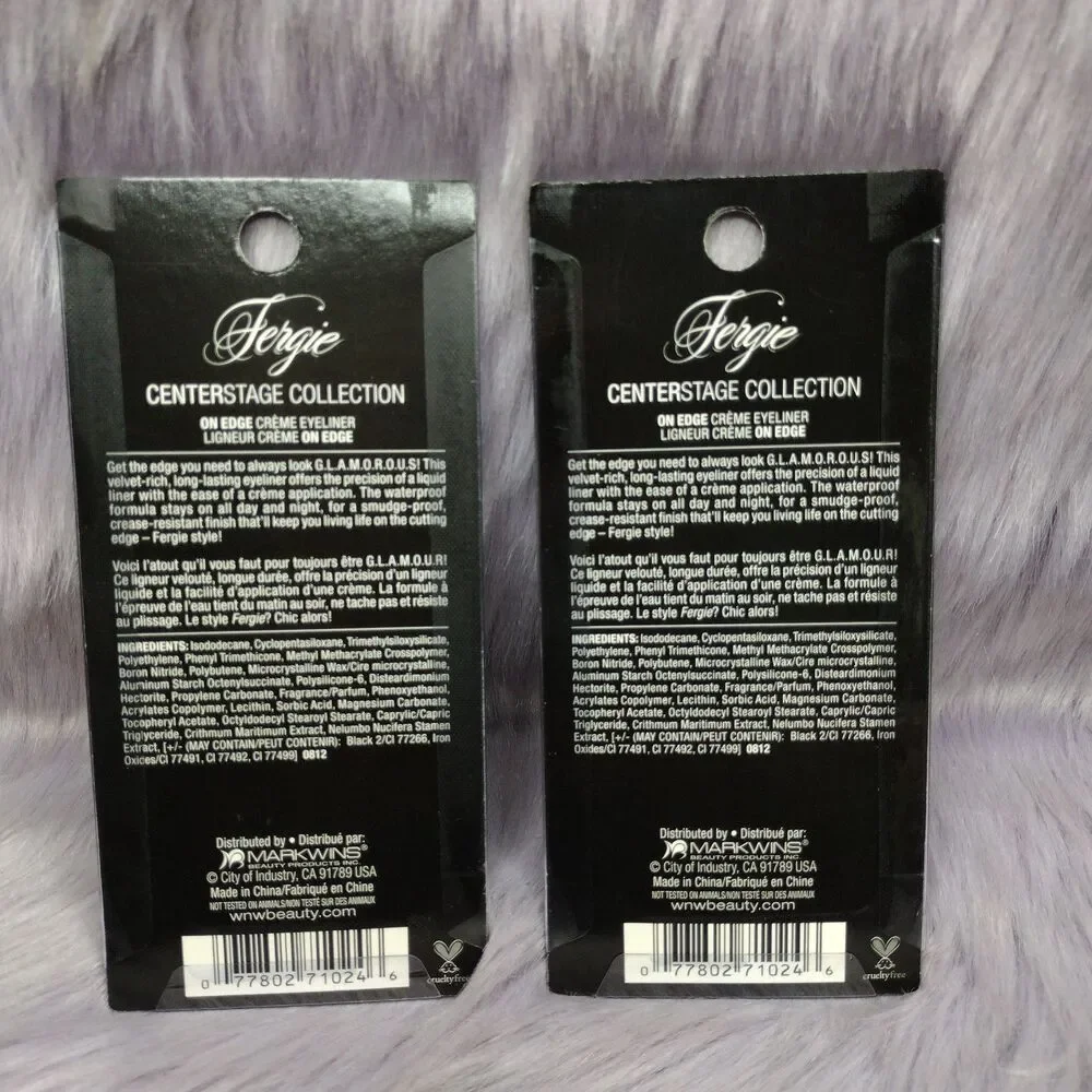 NEW Lot Of 2 Wet n Wild on Edge Creme Eyeliner Fergie Little Black Dress CA025